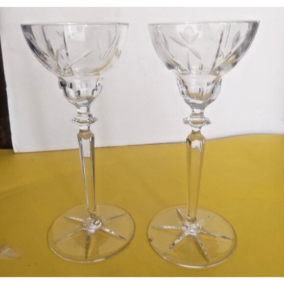 Mikasa Crystal Olympus Single Candle Candlestick Holders set of 2 - Picture 8 of 12